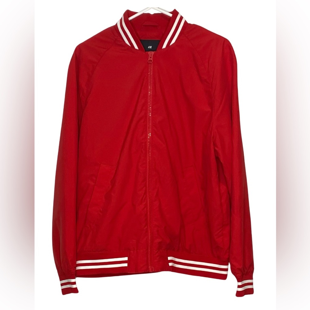 H&M MENS RED JACKET SIZE M